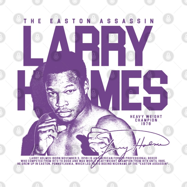 Larry Holmes - Purple by Bingung Mikir Nama Design