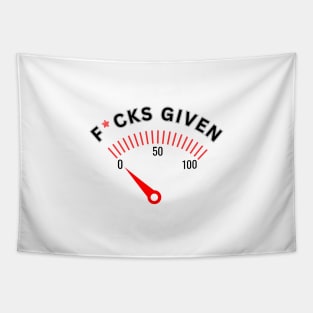 F*cks Given Humorous Funny Tee Tapestry