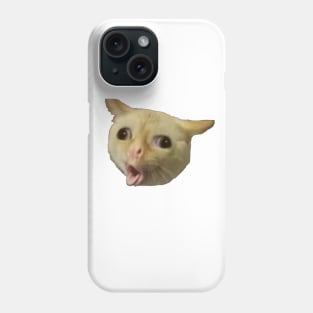 Cat Coughing Like A Kid Meme Phone Case