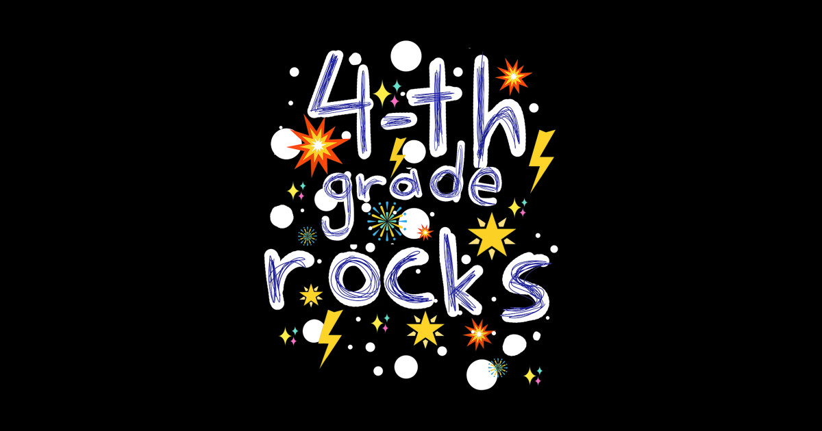 4th Grade Rocks Shirt Forth Grade Back To School 4th Grade T Shirt