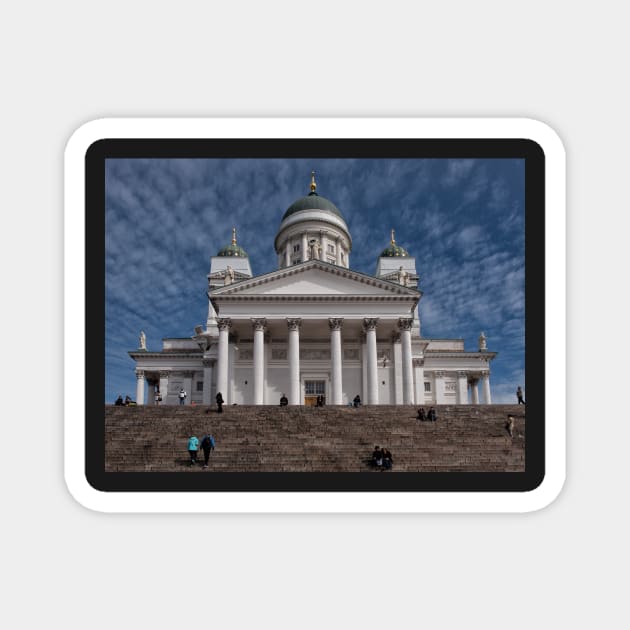 Helsinki Day at Helsinki Cathedral Magnet by krepsher