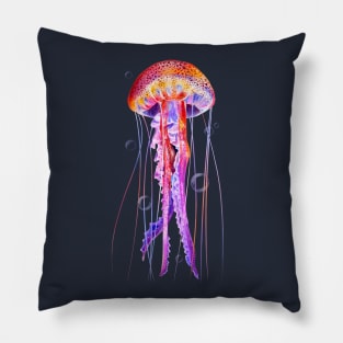 The jellyfish (without background) Pillow