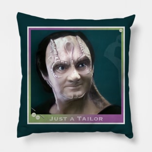 Just a Tailor Murder Lizard Spy Portrait Pillow