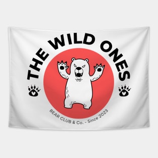 The Wild Ones Polar Bear Design Tapestry