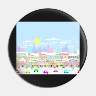 Winter In The City Pin