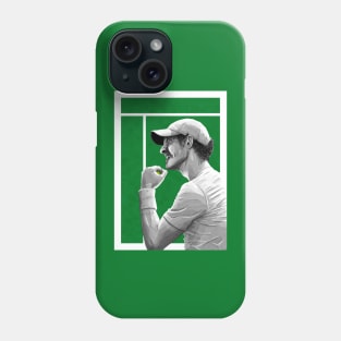 Andy Murray Wimbledon Tennis Artwork Phone Case