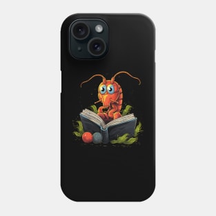 Prawn Reads Book Phone Case