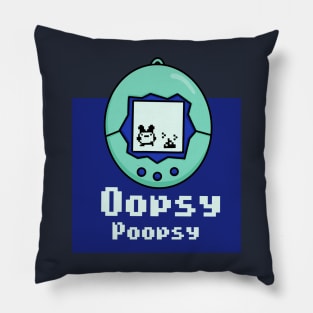 Oopsy Poopsy in Blue Pillow