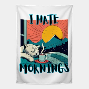 I Hate Mornings Tapestry