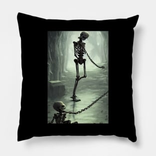 Skeleton Relationship Pillow