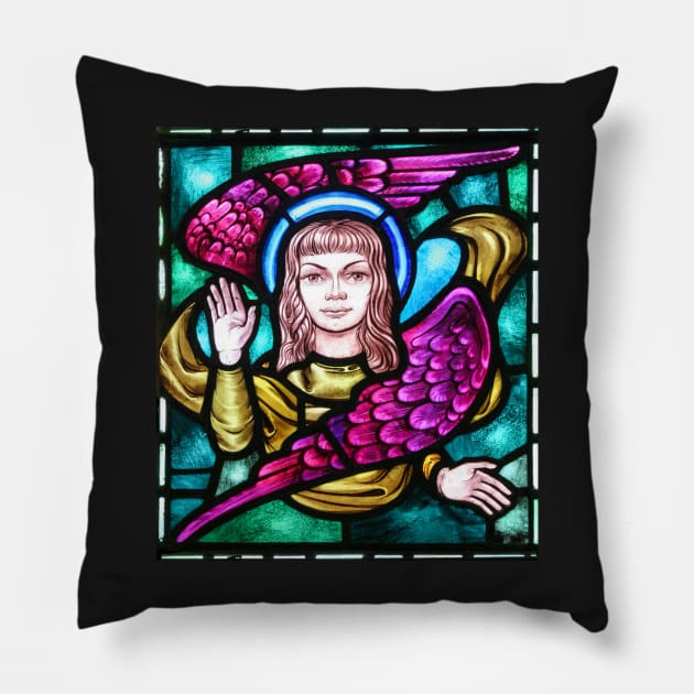 St. Matthew's Evangelical Symbol, the Winged Man Pillow by onepony