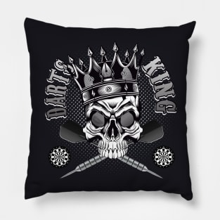 Darts King Skull darts player gifts Pillow