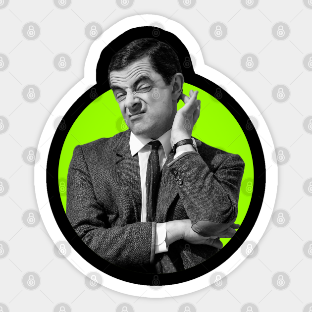 Reizen Terugroepen royalty Mr Bean - Mr Bean - Sticker | TeePublic