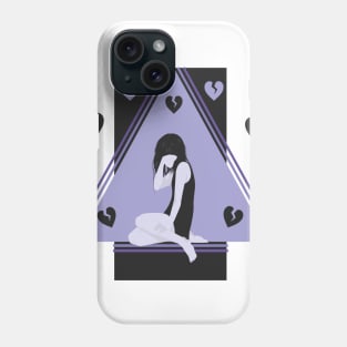 lonely girl Phone Case