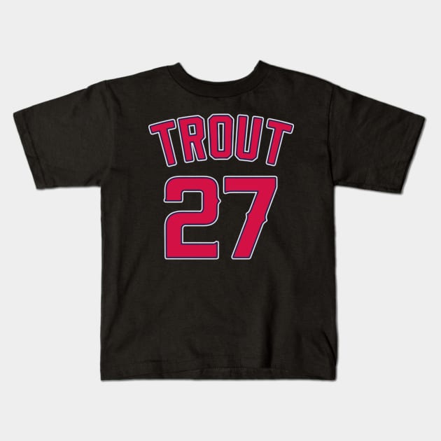 trout - Mike Trout Angels Jersey Gift - Kids T-Shirt