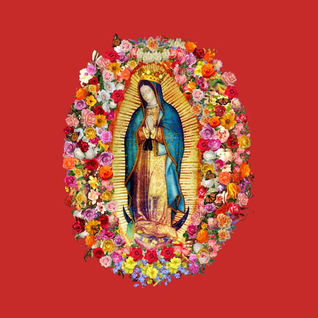 Our Lady of Guadalupe Mexican Virgin Mary Saint Mexico Catholic Mask by hispanicworld