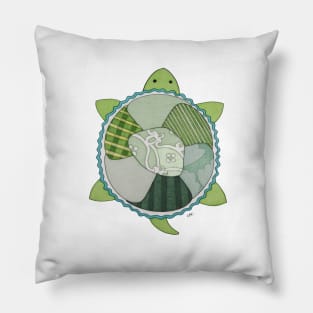 Key Lime Turtle Pillow