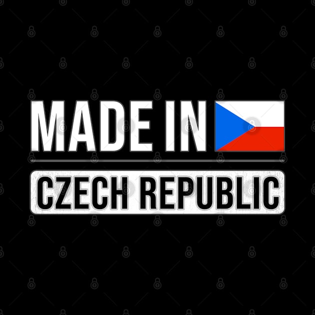 Made In Czech Republic - Gift for Czech With Roots From Czech Republic by Country Flags