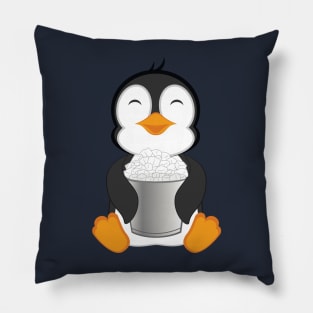 Penguin On Ice Pillow