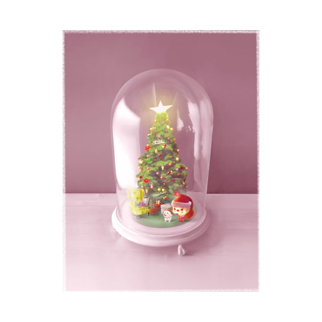 Christmas Bell Jar by zkozkohi