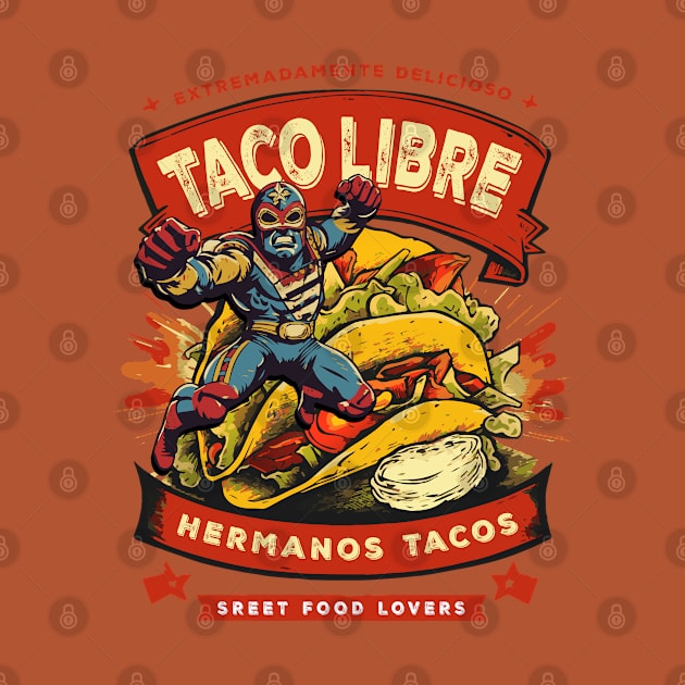 Taco Lucha Libre by Delicious Art