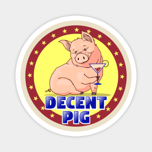 Decent pig Magnet