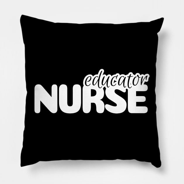 It's hard to be a Nurse Educator Pillow by MedicineIsHard