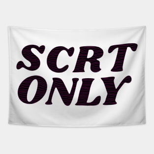 scrt only geometric logo Tapestry