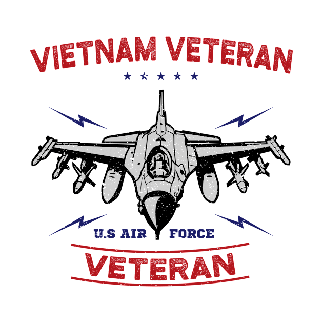 U.S Air Force Vietnam - Veterans day gift by Diogo Calheiros