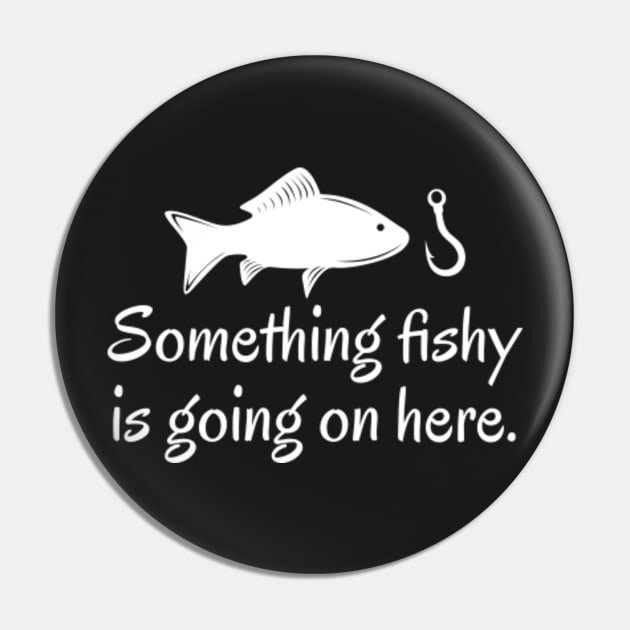 Something Fishy Pin by VectorPlanet