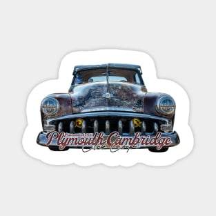 Customized 1951 Plymouth Cambridge Club Coupe Magnet