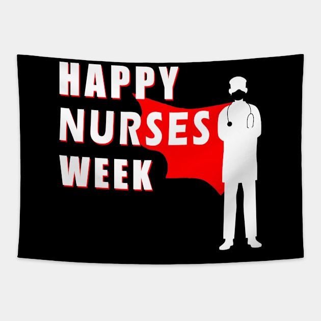 happy nurses week Tapestry by Flipodesigner