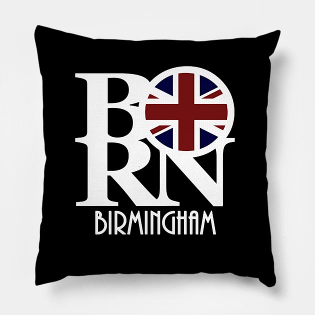 BORN Birmingham England Pillow by UnitedKingdom