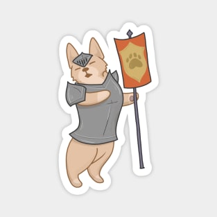 Knight Corgi! Magnet