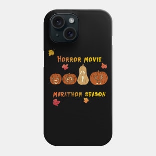 Horror movie marathon season Phone Case