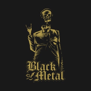 Black Metal (gold version) T-Shirt