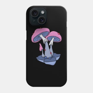 Pink Floating Mushrooms Phone Case