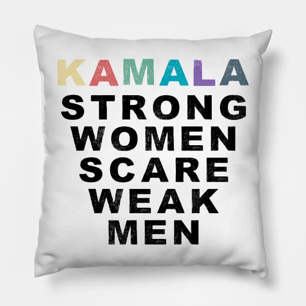 Kamala Strong American Women Leader The Future is Female Girl Power Pillow by gillys