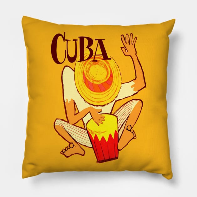 Cuba Pillow by retrorockit