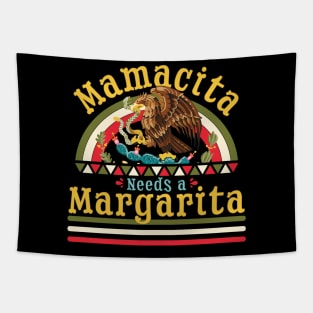 Mamacita Needs A Margarita Funny Cinco De Mayo Tapestry