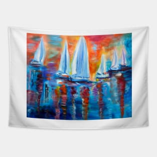 Boats Tapestry