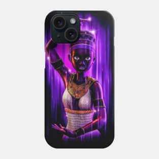 Toon black woman Phone Case