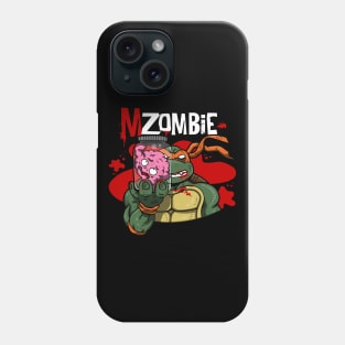 Funny Zombie Ninja Scary Zombie Eating Brains Cartoon Phone Case