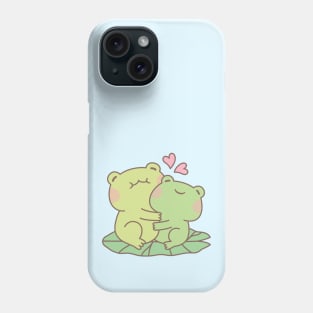 Cute Hugging Frogs In Love Phone Case