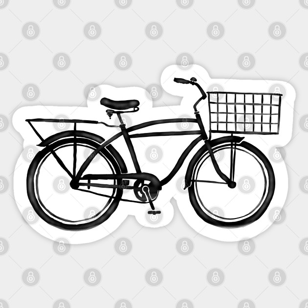 Beach Cruiser Bike Beach Life Autocollant Teepublic Fr