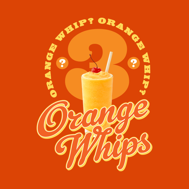 3 Orange Whips by MindsparkCreative