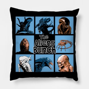 The Aliens Bunch Pillow