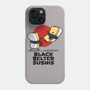 Cute Funny Original Kawaii Japanese Sushi Karate Fighting Cartoon Gift For Sushi Lovers Phone Case