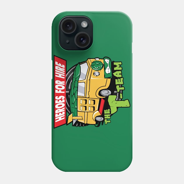 T-Team: Heroes For Hire Phone Case by DeepDiveThreads