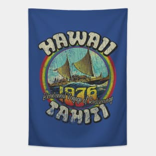 Hawaii to Tahiti Bicentennial Voyage of Rediscovery 1976 Tapestry